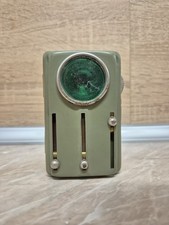 Vintage Retro Signal Flashlight - Green/Yellow/Red Metal Torch - Old School...