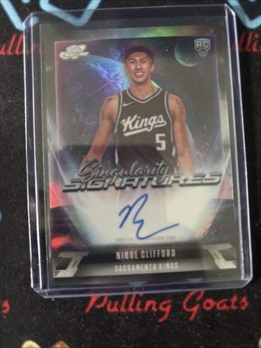 2025 Topps Cosmic Chrome Nique Clifford Base (RAW)