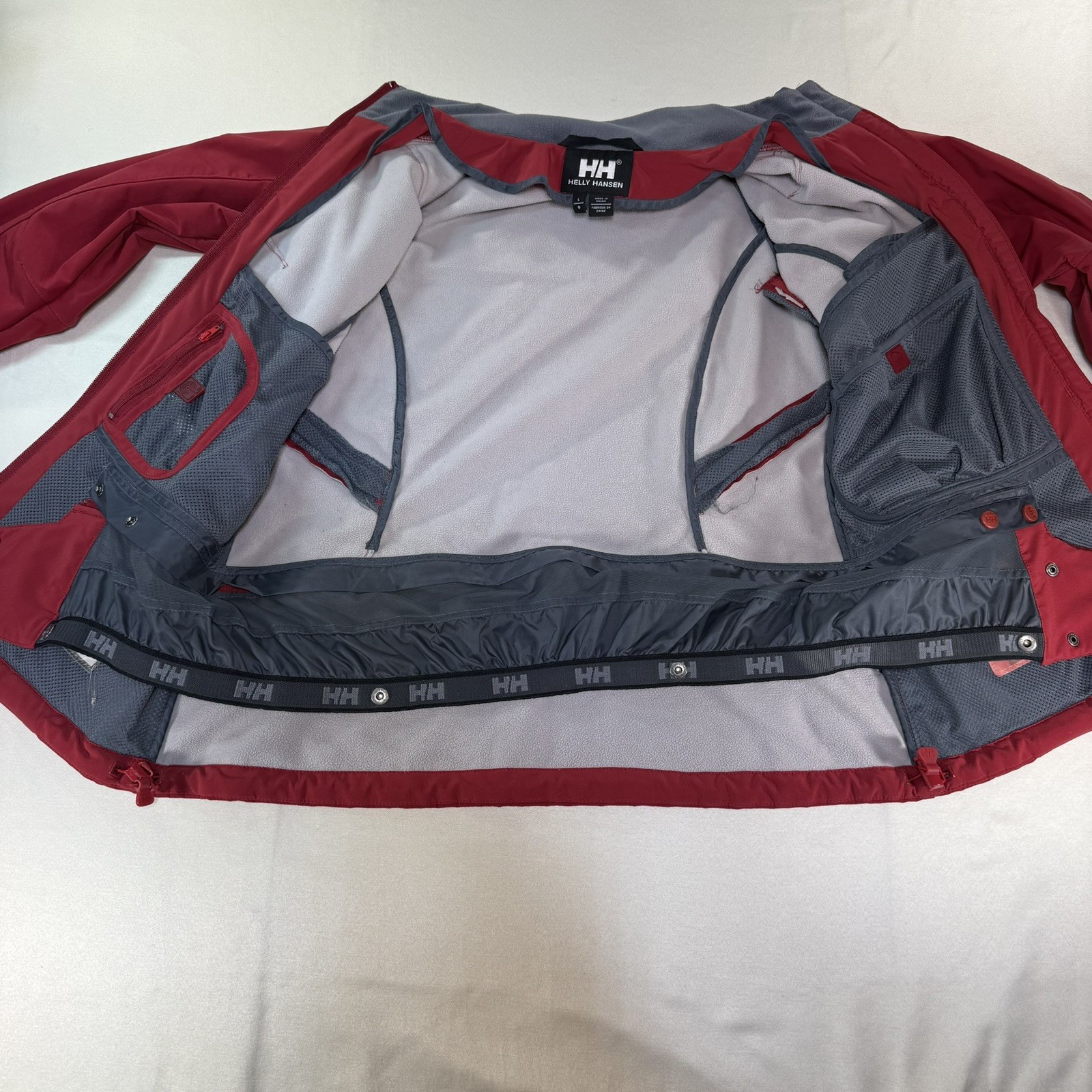 Helly Hansen Men’s Jacket Large Red Softshell HH … - image 11