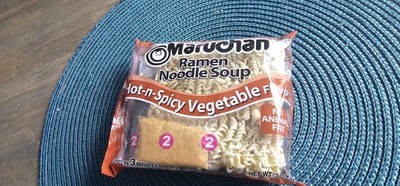 Hot and Spicy Vegetable Ramen Noodles Rare
