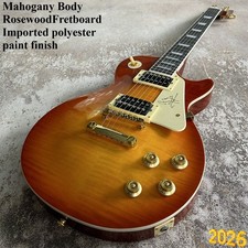 LP Jimmy Page Electric Guitar: Flame Maple Top USA Shipment Real Photo