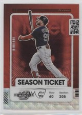 2021 Panini Contenders Season Ticket Optic Red Wave Prizm Alex Verdugo #23 0bt4