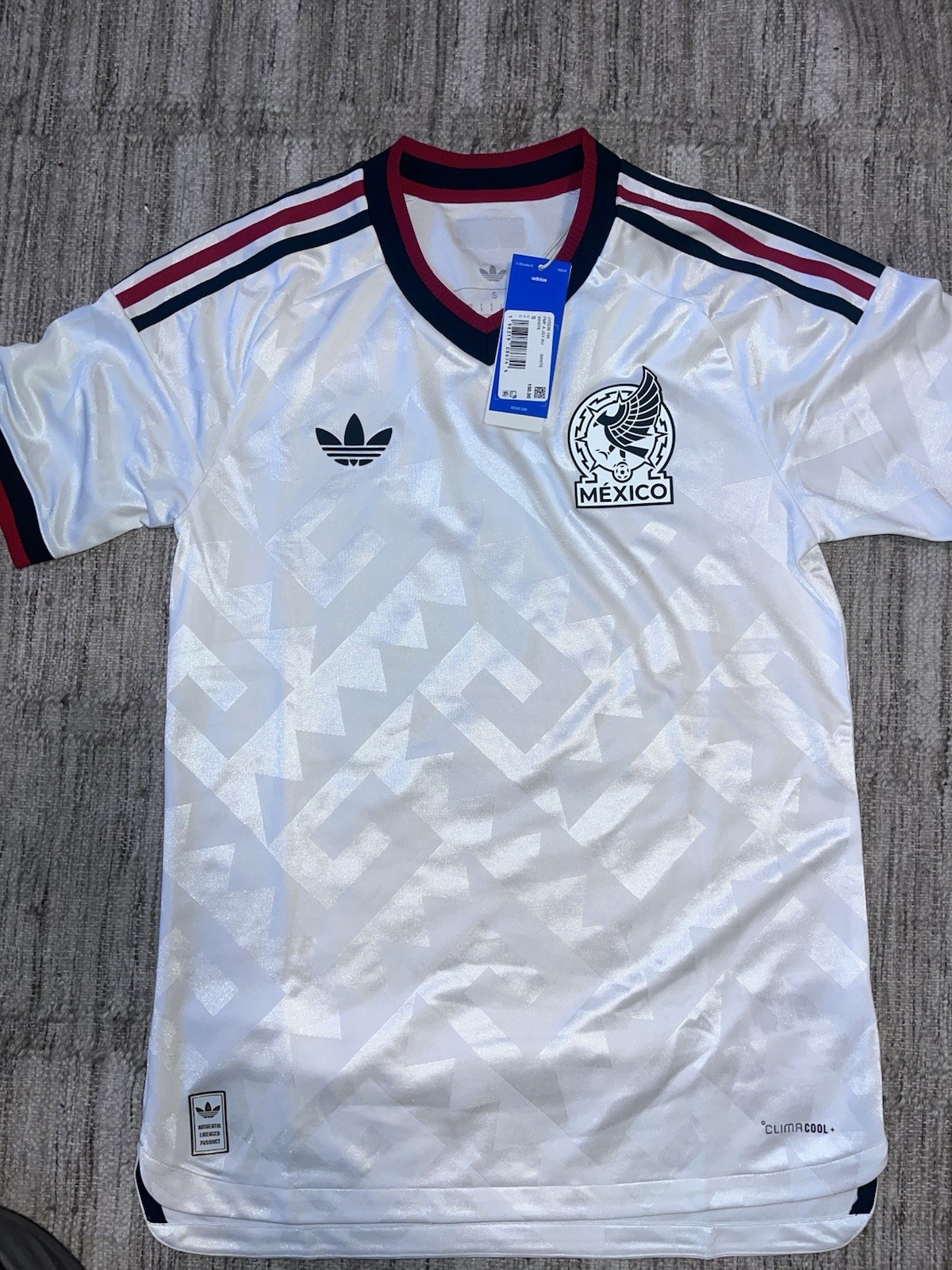 Adidas 2026 Authentic Mexico Soccer Jersey Men’s Small JY5539 $150 *NEW* White