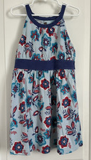 Tea Collection girls 5 multi color floral sleeveless dress ref #1358