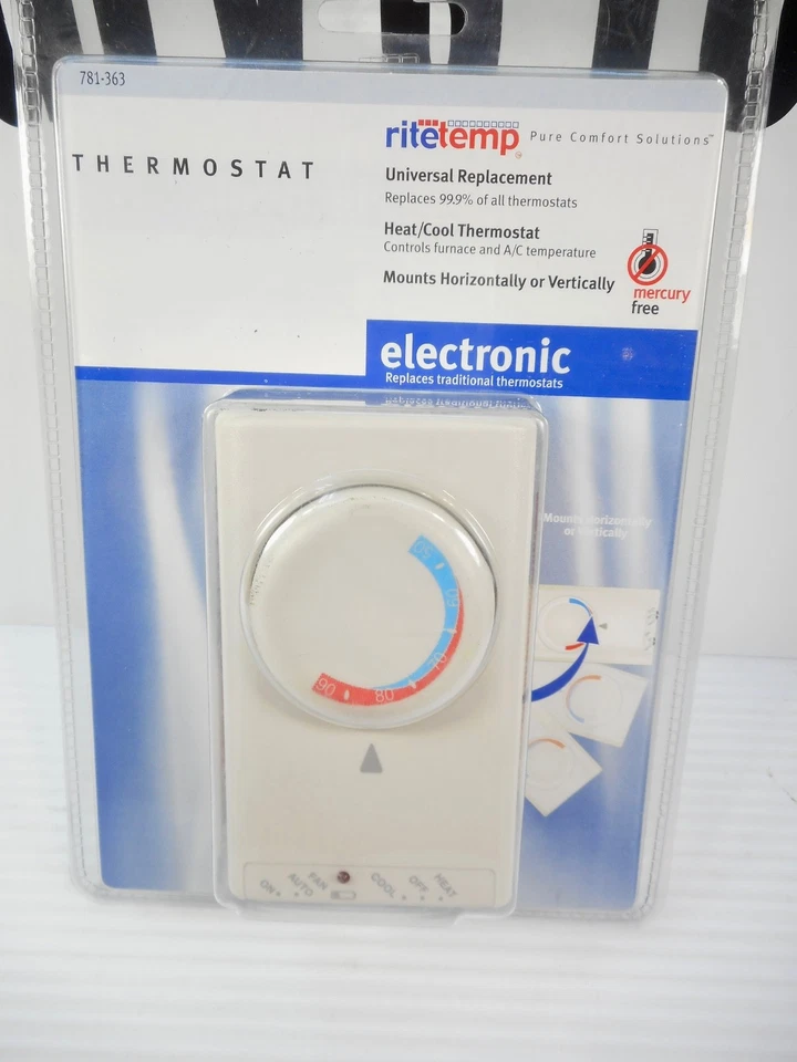 Ritetemp Pure Comfort Universal Replacement Heat/Cool  Electronic Thermostat - Image 2 of 4
