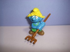 20138 Gärtner mit Harke Schlumpf Schleich Peyo Made in Germany Schlümpfe Smurfs