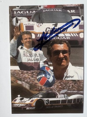 Jan Lammers - Formel 1  - original Autogramm - Größe 14 x 9  cm
