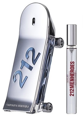 Carolina Herrera 212 Men Heroes Forever Young EDT Set 90 ml + 10 ml NEU