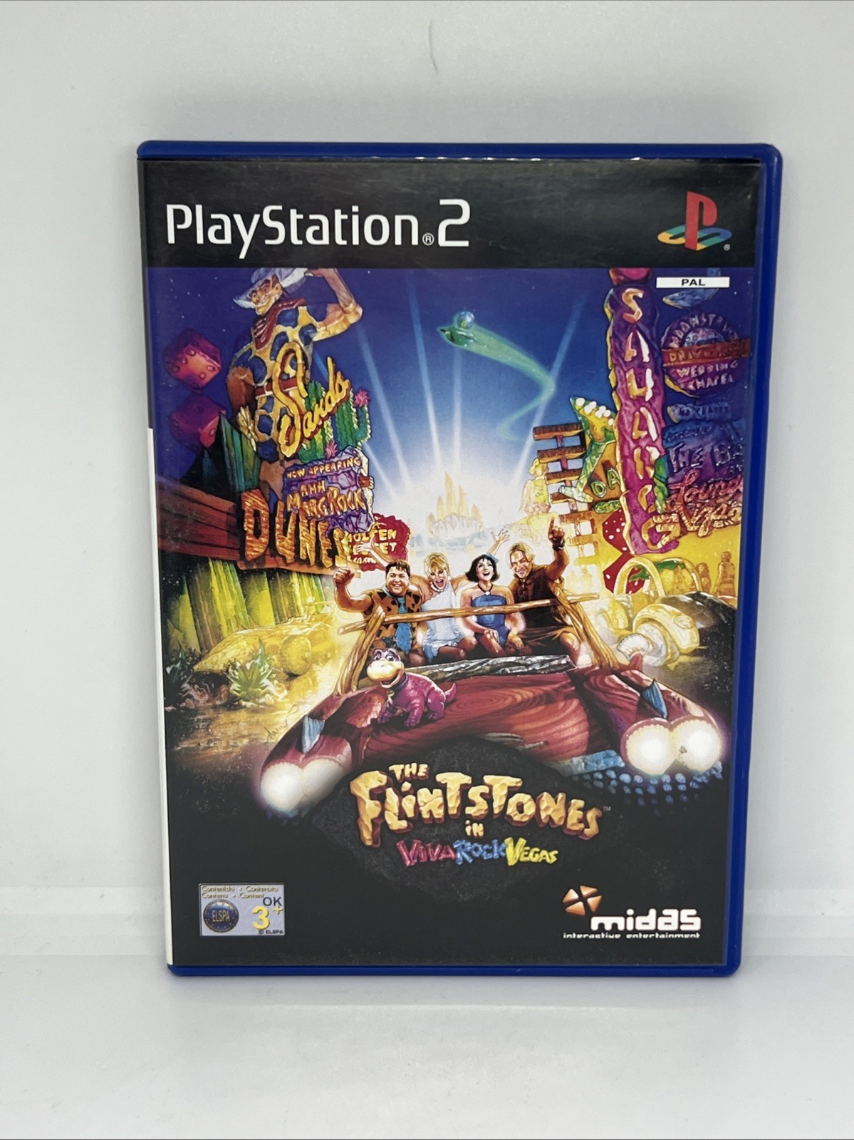 Flintstones - Viva Rock Vegas (Sony PlayStation 2 2001) WITH MANUAL Tested