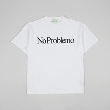 Aries No Problemo Herren T-Shirt Weiß M Baum...