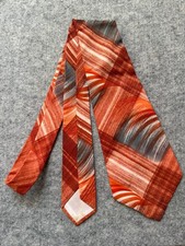 vintage 1940s 1950s hand painted swing tie