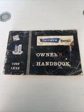 Classic Triumph Herald 1200 Owners Handbook 1964