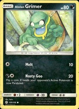 Alolan Grimer 130/236 Common Cosmic Eclipse Pokemon Lightly Played