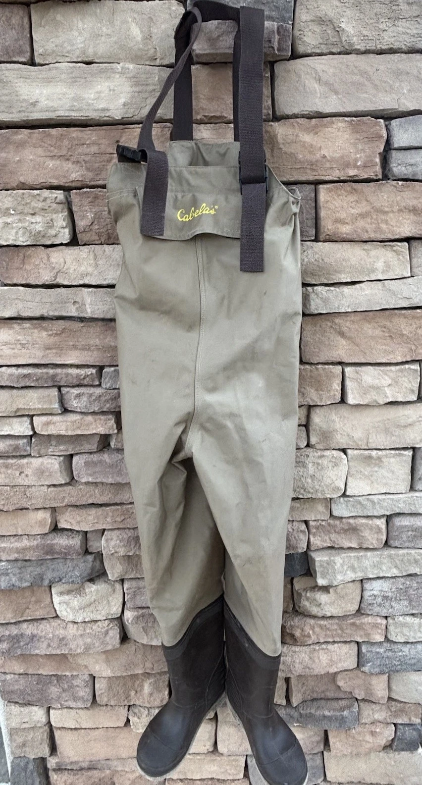 Vintage Cabela’s Chest Waders Size 4 Rubber Boot Hunting Fishing