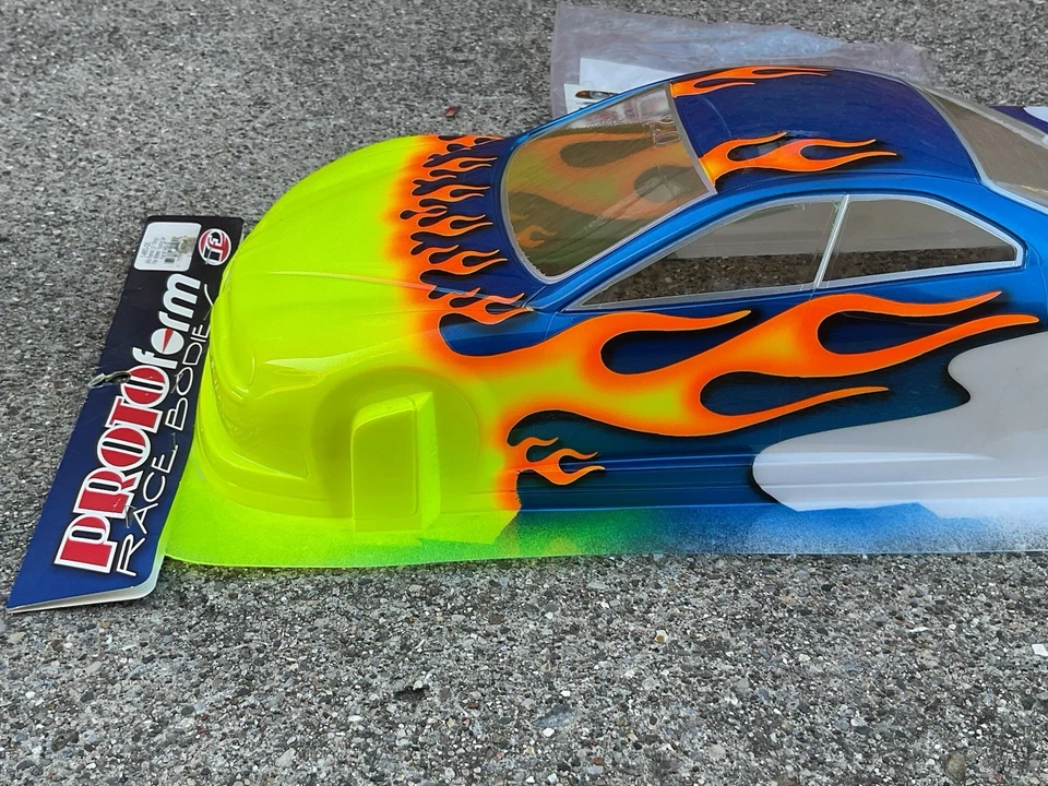 Vintage Protoform Alfa Romeo 2.0 Clear Body 1460-00 190mm Touring Car Flame - Image 4 of 4