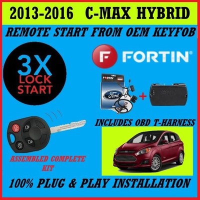 100% Plug and Play Remote Start 2013-2016 Ford C-MAX HYBRID 3X LOCK