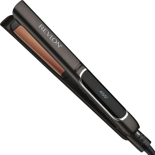 Revlon Copper Smooth Hair Flat Iron Frizz Control for Fast & Shiny Styles 1" XL - Picture 8 of 8