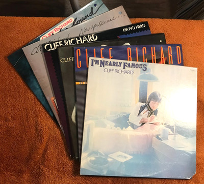 6 LP LOT cliff richard i'm nearly famous every face tells a story we don't promo