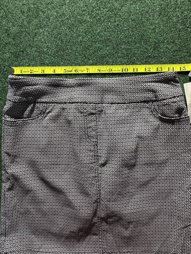 SLIM-SATION Skort Donna Tg 8 Nero Golf Elasticizzato Pancia Pannello di Controllo Pickleball - Foto 6 di 13