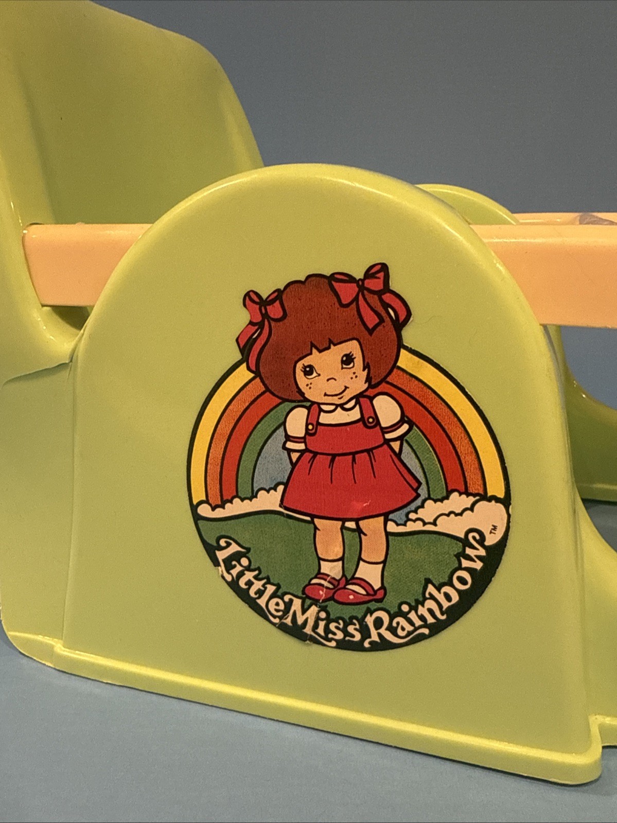 Cabbage Patch Kids Little Miss Rainbow Baby Doll High Chair Feeding Vintage 80’s