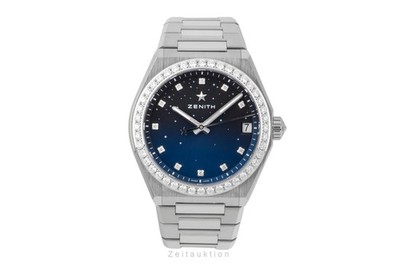 Zenith Defy Midnight Stahl Automatik Damenuhr Ref.16.9200.670/01.MI001 B&P