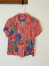 Jams World Aloha Style Camp Shirt - Women Size Small