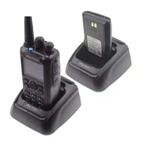 Radio Digital Anytone AT-D878UV PLUS DMR GPS APRS Bluetooth PTT Radio + Cable - Imagen 4 de 8