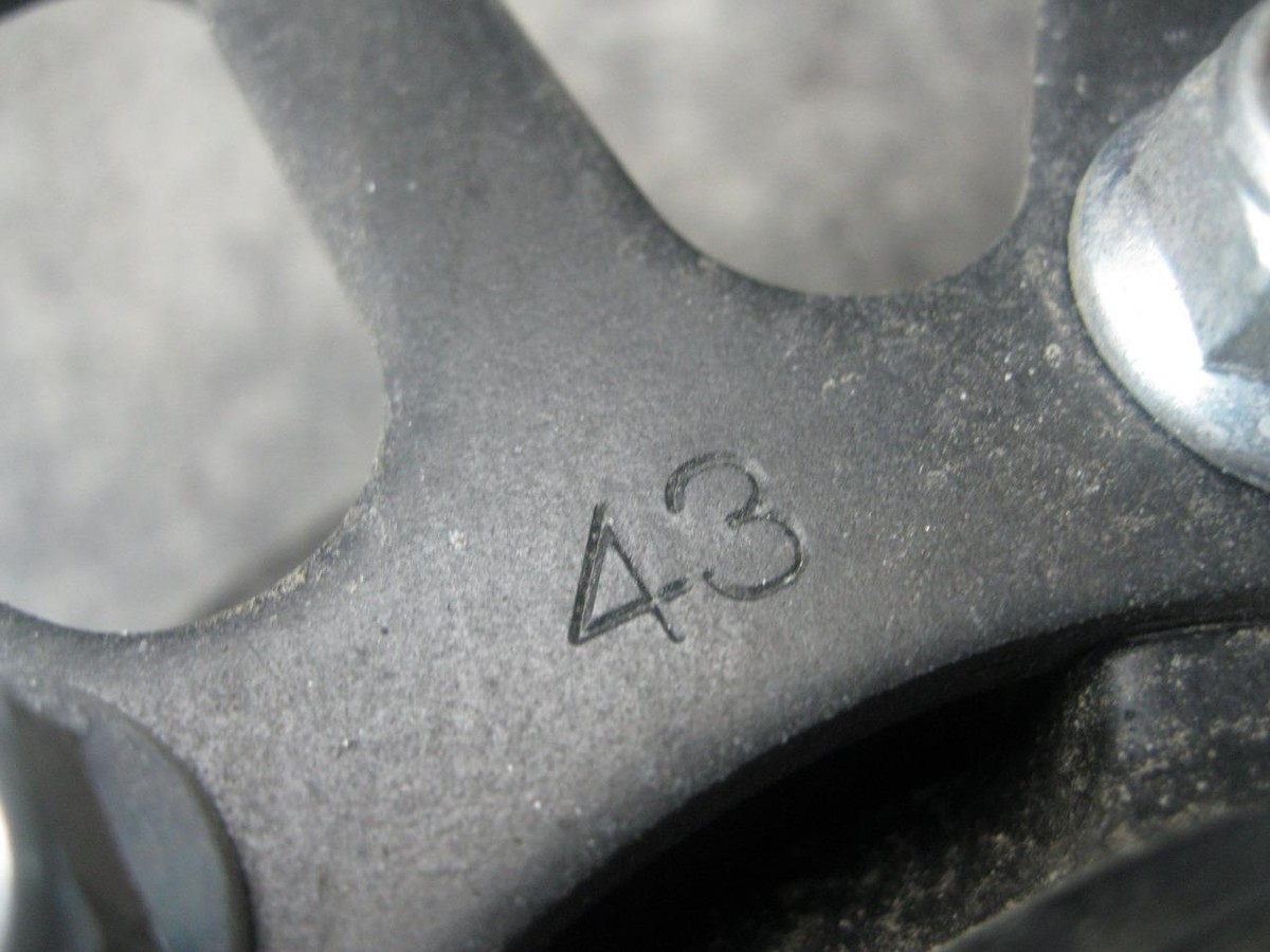 08 Kawasaki Ninja ZX6R ZX-6R Hub & 43 Tooth Sprocket 86B | eBay