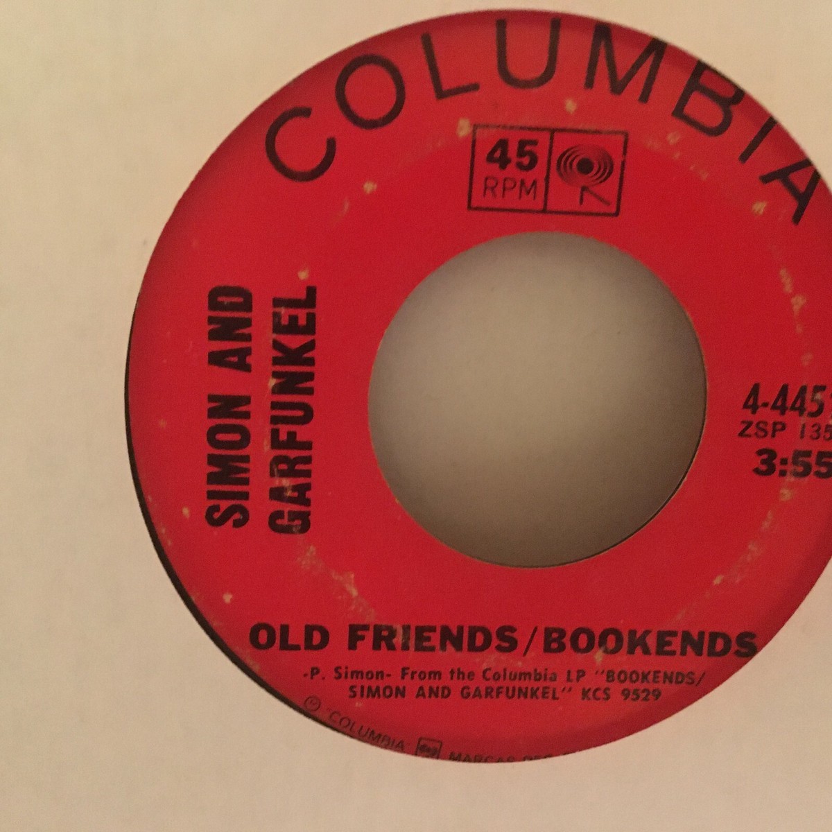 SIMON & GARFUNKEL 45 SINGLE , MRS. ROBINSON / OLDFRIEND / BOOKENDS