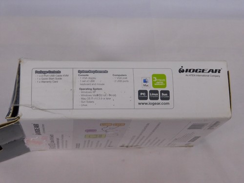 IOGEAR GSC72U 2 Port USB cable KVM Switch with Audio & Mic Support - Afbeelding 3 van 12
