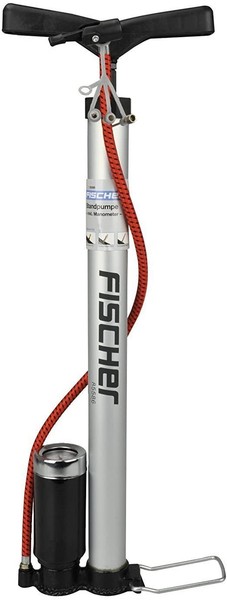 Fischer 85586 Fahrrad-Standpumpe Alu FüR Alle Ventile-image