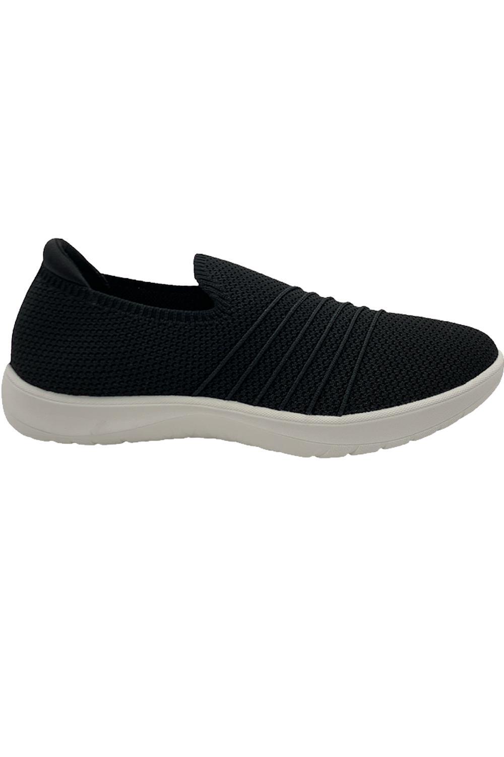 clarks cloudsteppers knit slip ons