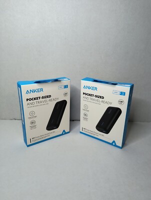 2x Anker 321 Power Bank 5000mAh PowerCore 5K - Black