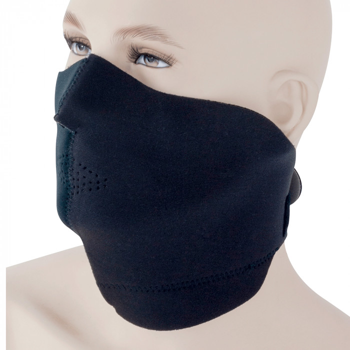 BIKE IT MOTORCYCLE NEOPRENE FACE MASK - BLACK