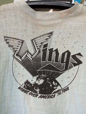 トップス 00s Paul McCartney \"Graphic L/S T-Shirt\" Paul McCartney 2002 Back In The US White Concert T Shirt XL