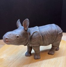 Lenox Greater Asian Rhino Calf Figurine 1992 Smithsonian Institute - Handcrafted