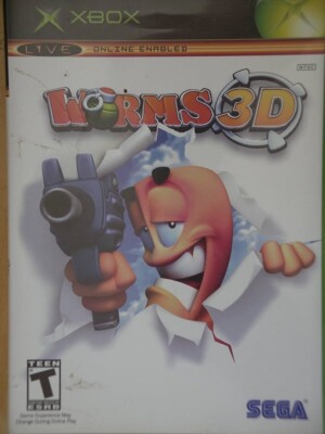 WORMS 3D XBOX GREAT CONDITION GAME ITA ENG COVER