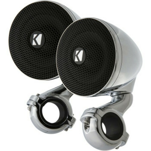 Kicker Universal Chrome Mini Speaker 