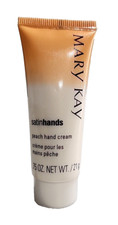 Mary Kay Satin Hands Peach Hand Cream .75 oz each Travel Trial NEW