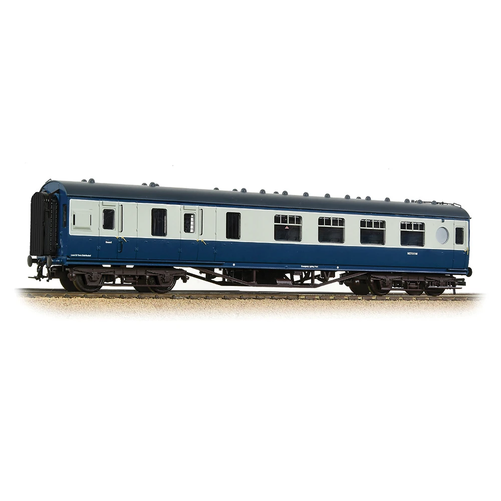 Bachmann 39-462 OO Gauge LMS 57ft 'Porthole' Brake 2nd Corri Coach BR Blue/Grey