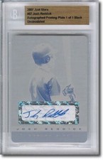 2007 Josh Reddick Rookie Autograph Printing Press Plate Auto RC 1/1