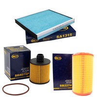 Inspektionspaket Filterset SCT FüR Fiat Ducato Bus Kasten 115 Multijet 2.0 116PS