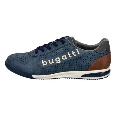 Bugatti Lace-Up Trainers Sports Shoes Blue New | eBay
