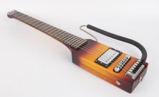 electric silent travel guitar Ultra Short Scale Length headless portable