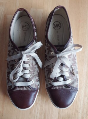 Michael Kors Sneakers Womens Brown Michael Kors Women's MK Logo