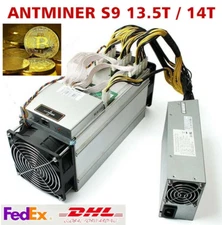 BTC BCH Bitcoin AntMiner S9 13.5T S9i S9j 14T w/1800W PSU Miner Power Supply