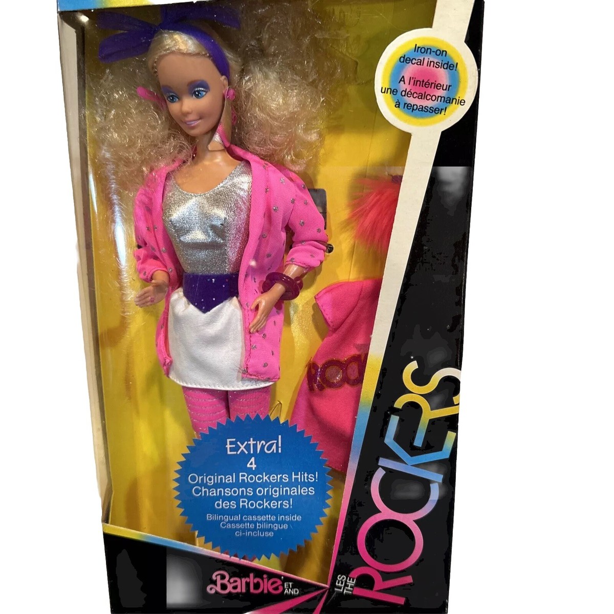 1985 Barbie and The Rockers #1140 w Cassette Rare Foreign Version New  ⭐️🎸