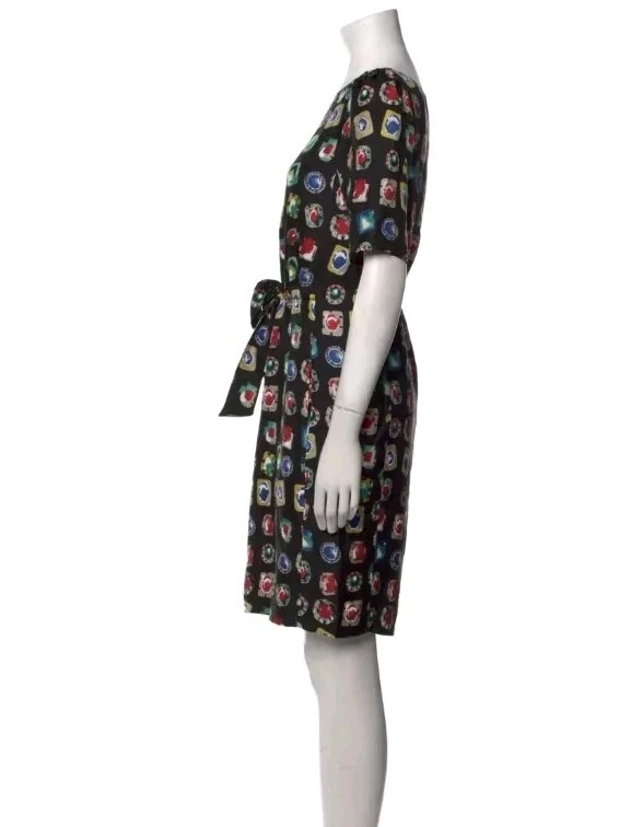 Moschino Gemma Nero Abito Gioiellato UK 6 8Blair Waldorf Gossip Ragazza Taglia S