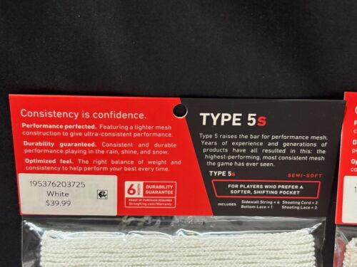 🥍 LOT OF 3🥍 STRINGKING TYPE 5S PERFORMANCE MESH KITS Semi-Soft Lax Stringing - Picture 4 of 4