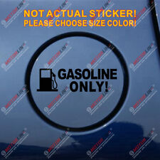 2 3S MOTORLINE 4 White Diesel Only Decal Sticker Fuel Door Cover Cap Gas Tank Car Truck Vinyl sda1 